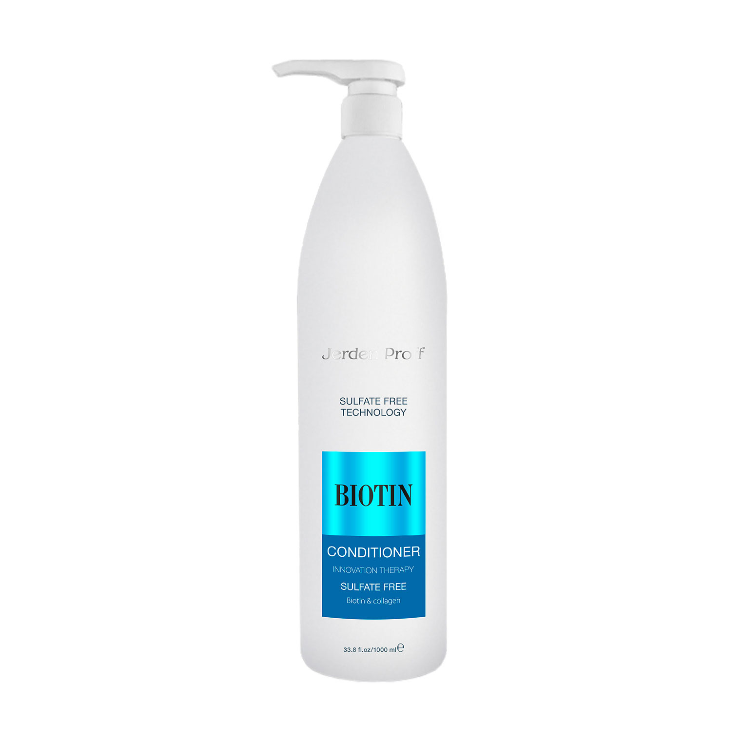 Безсульфатний кондиціонер для волосся Jerden Proff Biotin Sulfate Free Conditioner з біотином і колагеном, 1 л