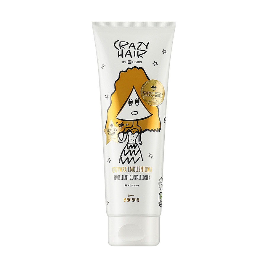 Пом'якшувальни кондиціонер для волосся HiSkin Crazy Hair Emollient Conditioner Banana, 250 мл